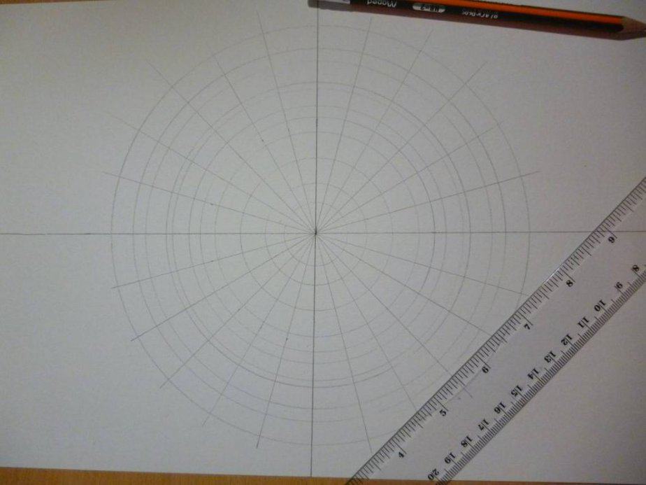 crtanje mandale - rešetka (grid)