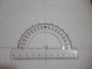 crtanje mandale with grid 8