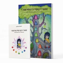 Mockup Slikovncia Čarobno stablo čakri i knjizica s aktivnostima