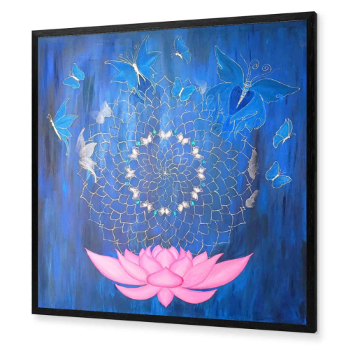 Blue-Butterflies-Mandala