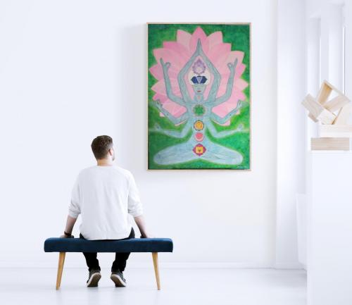 goddes in rising through chakras
